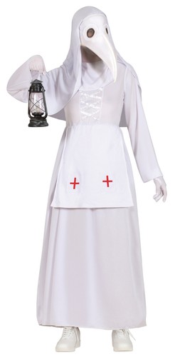 Pest doktor weiss frau - weiss,