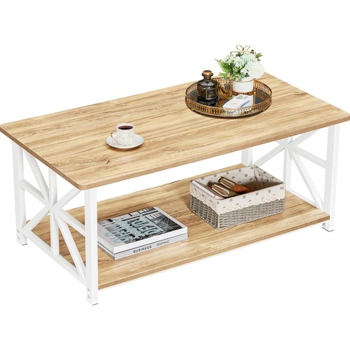Couchtisch holz metall - couchtisch,