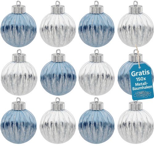 Weihnachtskugeln 12er set - 12er,