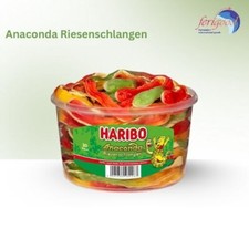 Haribo Anaconda Riesen-Schlangen, Fruchtgummi Schaumzucker 1 x 30Stk