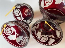 Kristallglas Schalen Konvolut