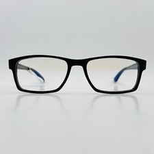 Woodfellas Brille Damen Herren eckig schwarz Büffelhorn Horn Echthorn 55/18