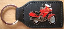 Schlüsselanhänger Honda Deauville rot red Motorrad Motorbike Moto Porte Cle 0704