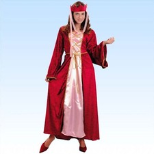 Samt Kostüm Königin Adel Hofdame Mittelalter Prinz Prinzessin King König