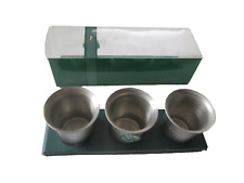 3 alwe zinn Schnapsbecher 92% Zinn 4cm hoch OVP + 1 SKS Zinn Schnaps-/Likörkrug