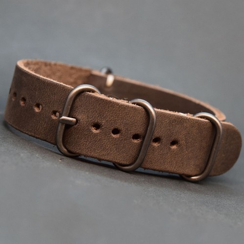 Leather nato watch - nato,