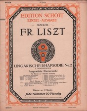 Noten: Ungarische Rhapsodie