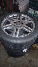 Alufelgen Mercedes W212 original AMG 9x18 mit 265/35R18, 8,5x18 mit 245/40R18
