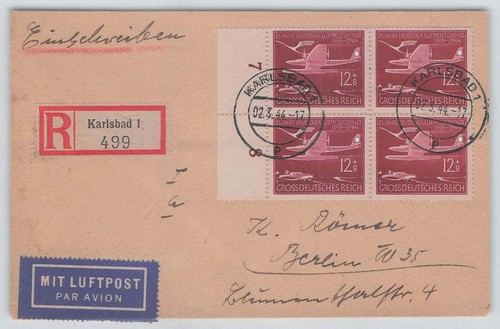 Reich 867 viererblock - reich, nr.