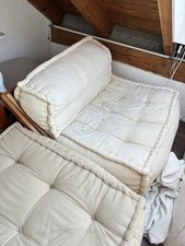 Gartenmöbel sklum Modulares Sofa Beige Dhel Baumwolle