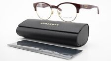 BURBERRY Brille B 2261 3687 50-17 140 Lady Style Weinrot Gold Panto Art + Case