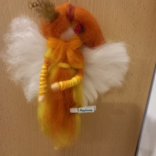 Handmade gefilzter engel - "handmade",