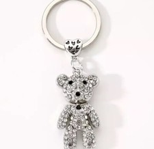 Hochwertiger Schlüsselanhänger Teddy Strass / Tolles Geschenk / Bär Freundschaft