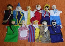 Handpuppe,Holzkopf, Kasper, Seppel, Zauberer,Krokodil, Hexe usw. wählbar (Goki)