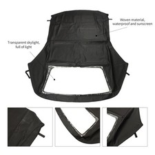 NEU Schwarz Cabrio-Verdeck mit