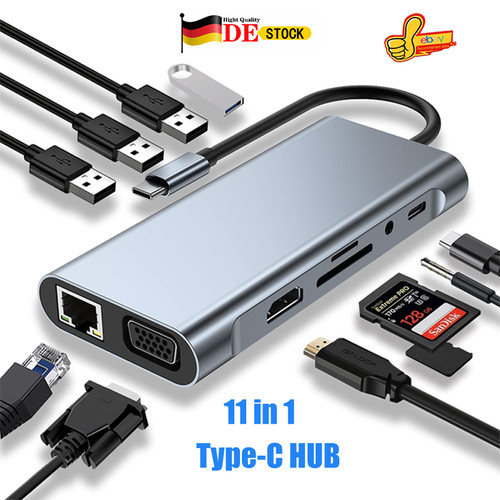 11in1 dockingstation usb - 11in1, usb-c