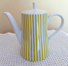 MELITTA ZÜRICH Streifen GELB mittelgroße Kaffeekanne 5-70  0,60 Liter TOP