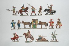 Zinnfiguren, Flachfiguren, Europa 1618/48, Diverses, SB