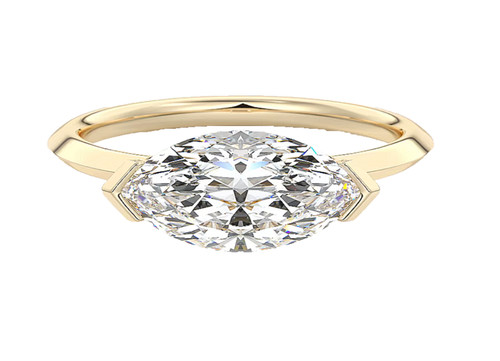 14k gelbgold verlobung - 14k,