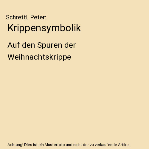 Krippensymbolik auf den - auf,