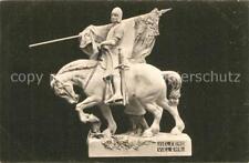 43233711 Skulpturen Ritter Pferd Werbung Diamant-Gasgluehlicht GmbH Berlin 