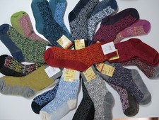 Hirsch Norweger Socken kbT Schurwolle Wollsocken Bio Wolle Natur Norwegermuster