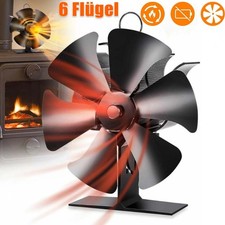 6-Flügel Kaminofen Stromloser