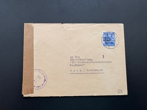 Sbz zensurpost arbeiter - sbz,