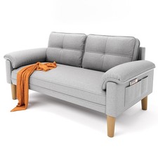2-Sitzer Stoffsofa mit