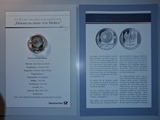 10 Euro Gedenkmünze 925 Silber - Stempelglanz 18g " Himmelsscheibe von Nebra "