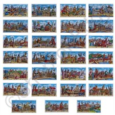 Postkarte Deutschland Städte