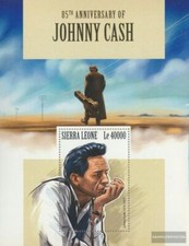 Sierra Leone Block 1347 (kompl. Ausg.) postfrisch 2017 Johnny Cash