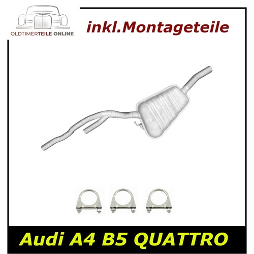 Mittelschalldämpfer audi - mittelschalldämpfer,