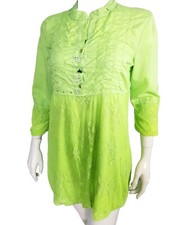 Exklusive, verspielte Bluse  Baumwolle Gr 38 NEU hübsche Schmuckknöpfe  Bottega