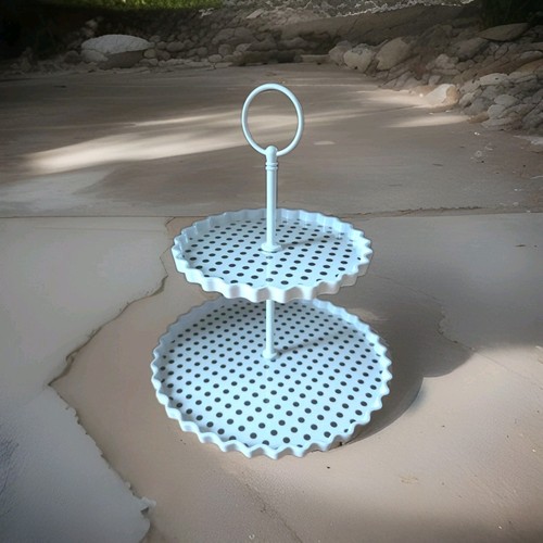Etagere kunststoff polkadots - etagere,