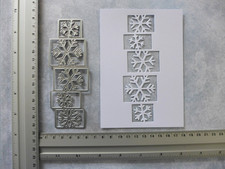 Stanzschablone Weihnachten/Winter - Hintergrund - Eiskristalle - Insert - RAR