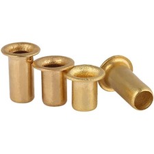Hohlnieten Messing Quetschniete Kupfer Ösen Niete M0,9/M1,3/M1,5/M1,7/M2 Bis M6