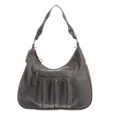 Longchamp Schultertasche Grau