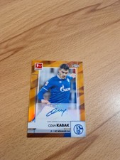 Topps Bundesliga Chrome 2020 21 Auto Autograph Autogramm Schalke 04 Kabak Orange