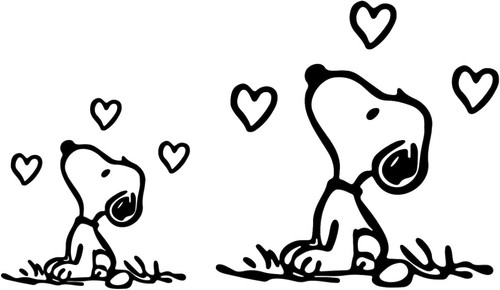 Aufkleber snoopy mit - aufkleber,