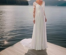 Brautkleid lang Gr. 38 Huini