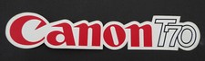 Werbe-Aufkleber Canon T70