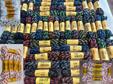 FARBIGE Runde Flache Schnürsenkel für Arbeitsschuhe, Wanderschuhe ,Trekking 