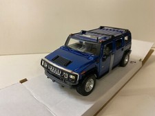Hummer H2 SUV 2003, Maisto Modell Modellauto 1:27  blau