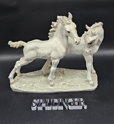 Porzellan figur pferd - porzellan,