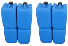 8 Stück 20 Liter Kanister blau gebraucht Kunststoff Kanister