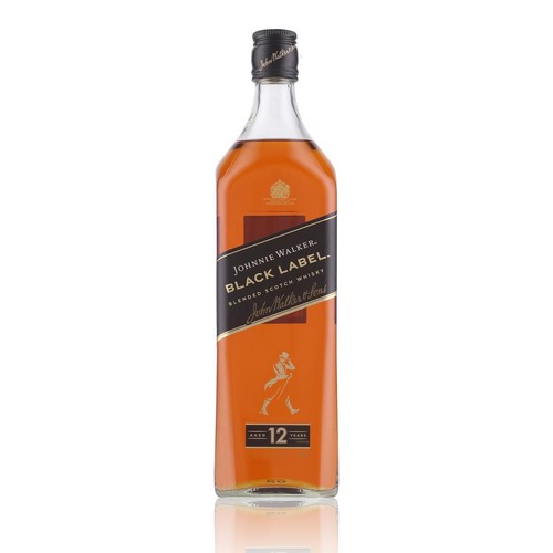Johnnie walker black - black, label