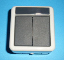 Gira 015530 Wipptaster 10 A 250 V~ Serientaster, Wassergeschützt - System