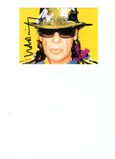 Udo Lindenberg Autogrammkarte . ( Original Signiert )