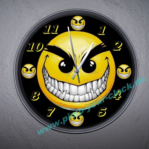 Wunderschöne wanduhr smiley - wunderschöne,